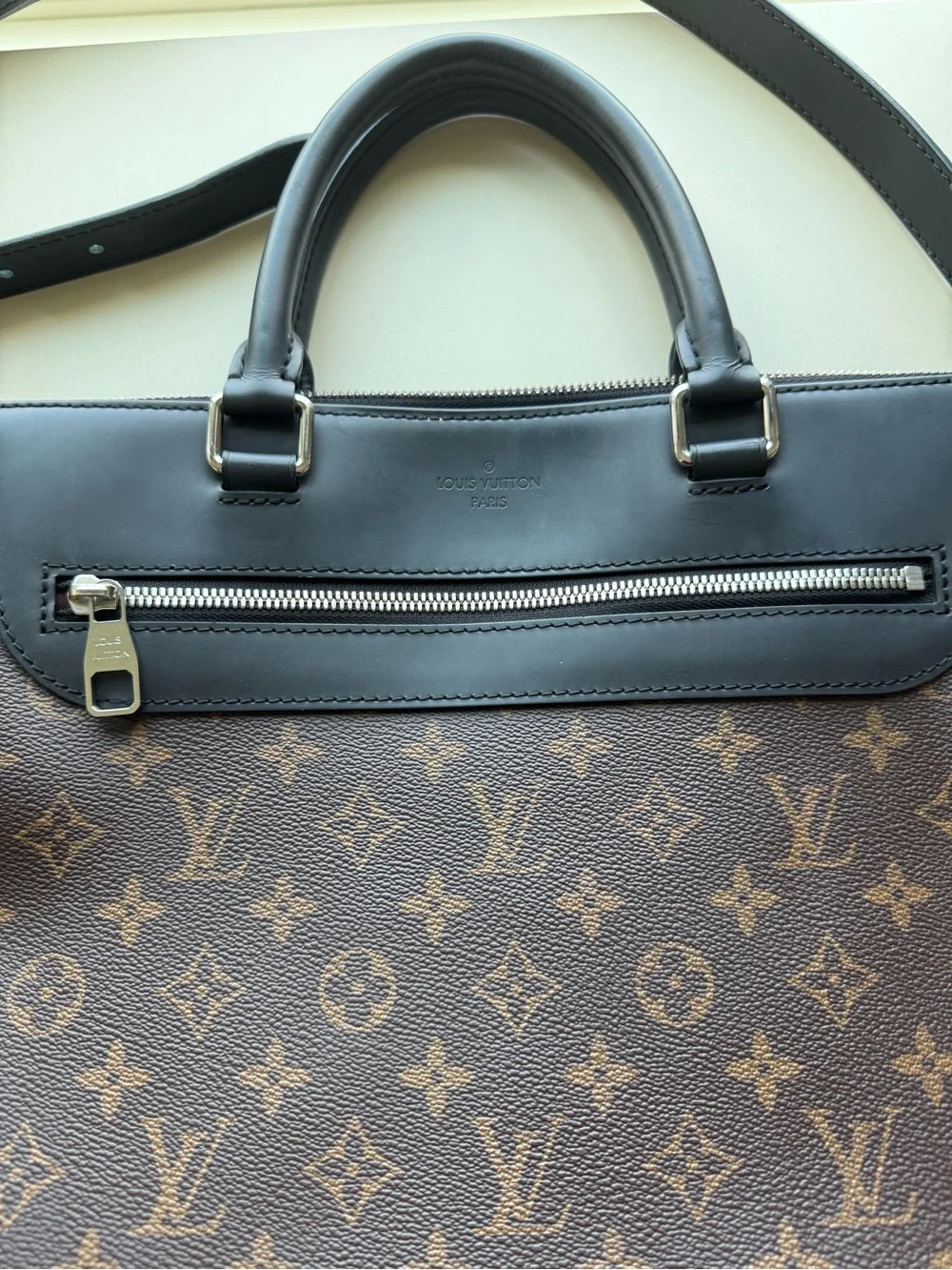 Louis Vuitton Monogram Canvas Travel Tote - Brown